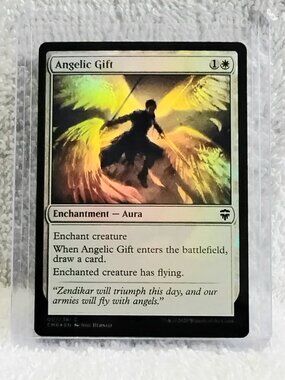 5/$20 Mint 2020 MTG Angelic Gift C Foil Card 007/361 Deckmaster!!